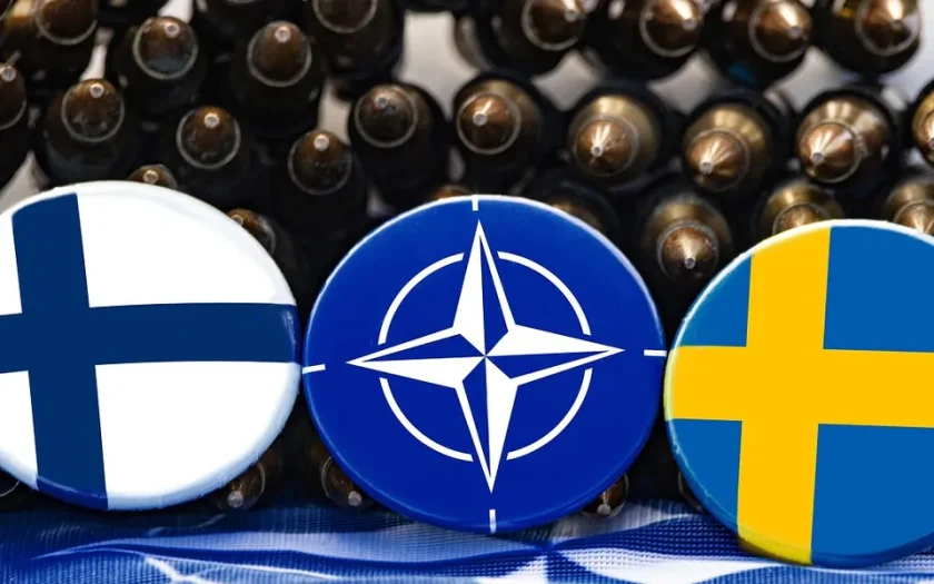 Illustration av NATO-alliansen och Sveriges medlemskap i försvarssamarbetet